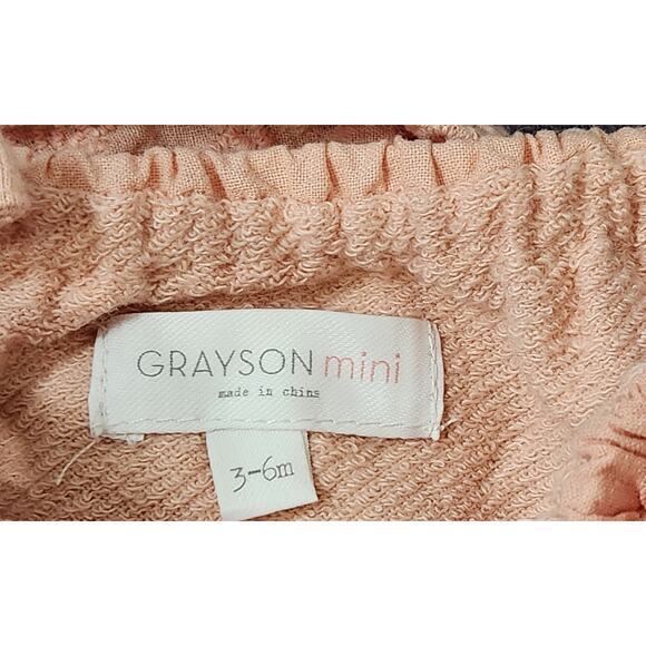 Mixed Brand Name Baby Girl Clothing 3-6M 5 Pieces Quilted Rompers - Picture 2 of 4